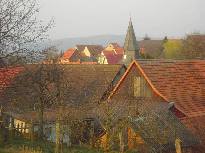 Dorfblick von Südwesten