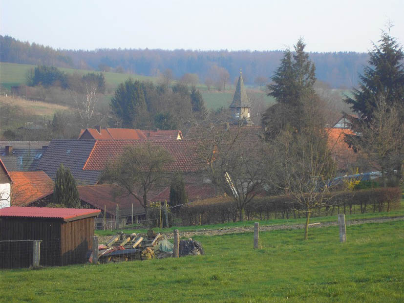 Dorfblick von Westen