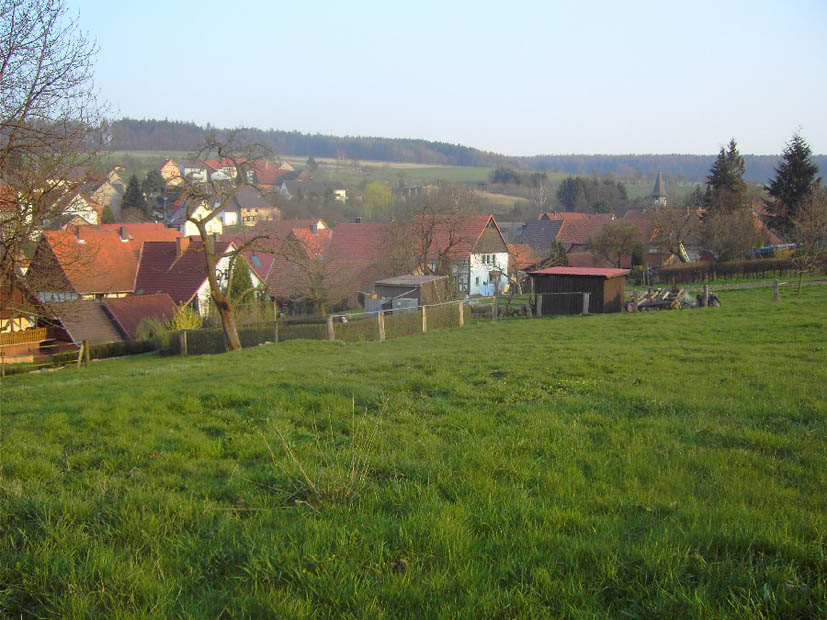 Dorfblick von Westen